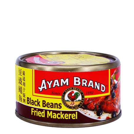 Ayam Brand Fried Mackerel  with Blk Beans 150g