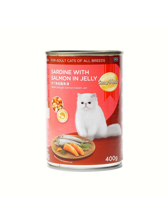 Smart Heart Cat Canned Food (Sardine With Salmon) 400g