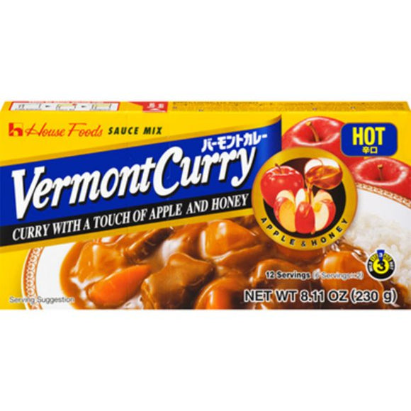 House Vermont Curry Hot Blue 230g