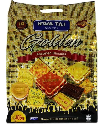 Hwa Tai Golden Assorted 505g Free Luxury Veg Calcium