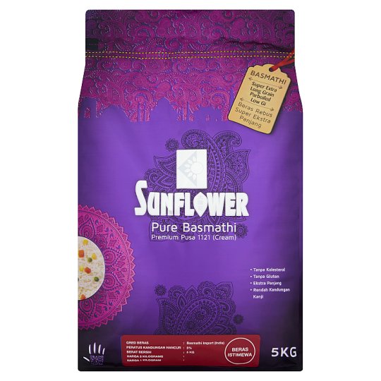 Basmati Rice Sunflower Premium (Long) 5kg