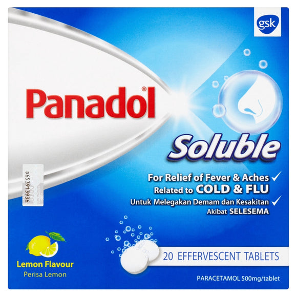 Panadol Soluble Lemon 4's