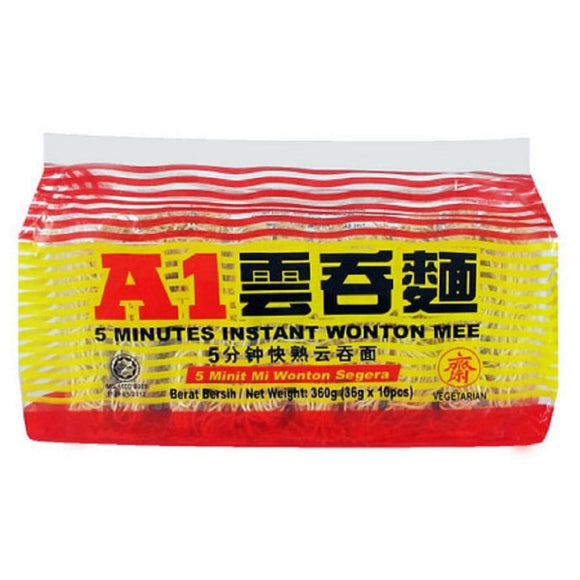 A1 5minutes Instant Wonton Mee 360g