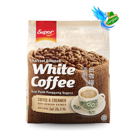 Super White Coffee 2in1 Charcoal Roasted 375gx15's