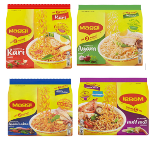 Maggi 2 Minute Assorted Flavour Noodles