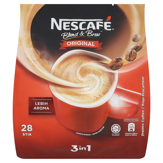 Nestle Nescafe Original 3 in 1 Premix Coffee 475g