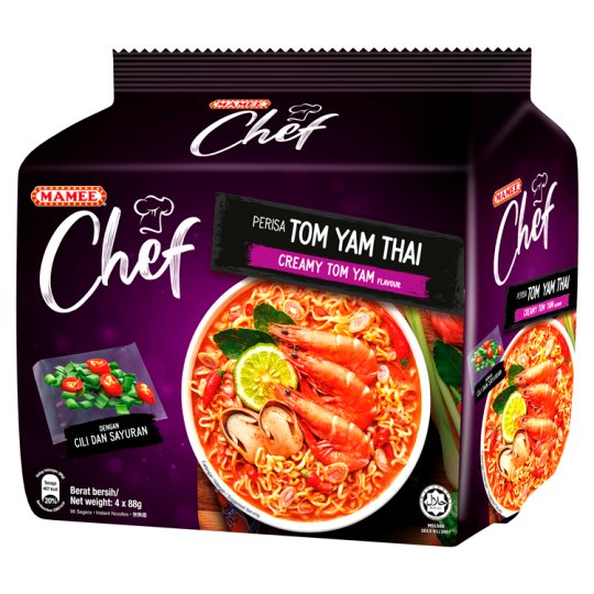 Mamee Chef Creamy Tom Yam Flavour Instant Noodle 400g