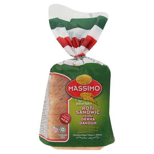 Massimo Sandwich Loaf with Wheat Germ 400g